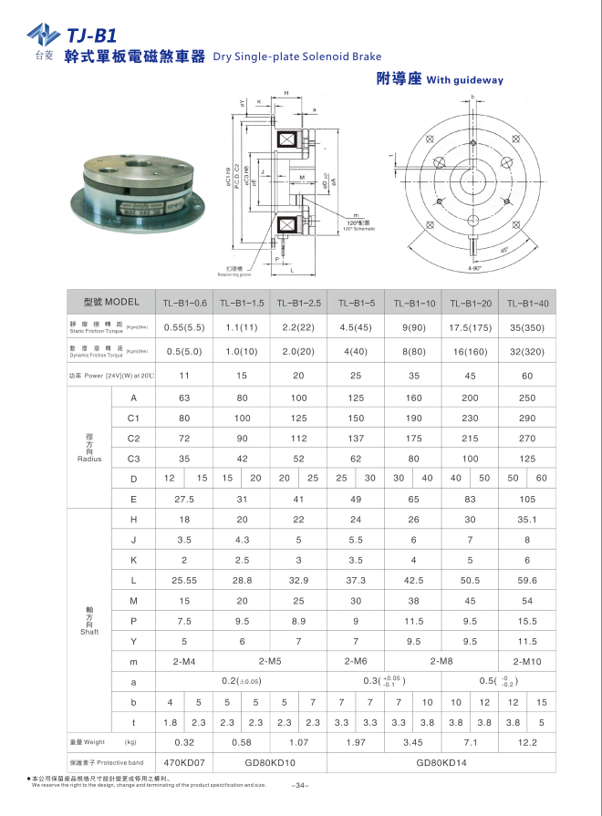 干式單片電磁制動(dòng)器型號(hào)參數(shù) 干式單片電磁制動(dòng)器型號(hào)參數(shù)